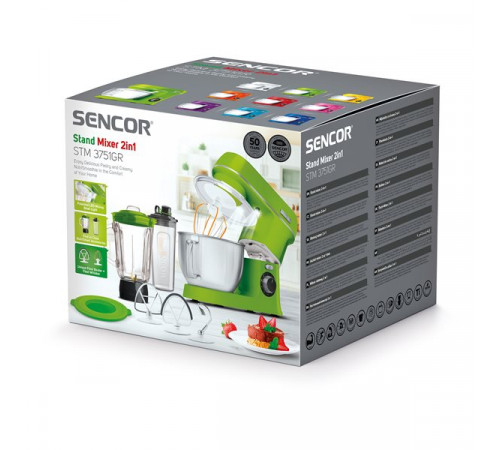 სამზარეულოს კომბაინი SENCOR STM 3751GR-EUE3 სამზარეულოს კომბაინი SENCOR STM 3751GR-EUE3