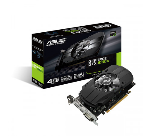 ვიდეო ბარათი ASUS PH-GTX1050TI 4GB GDDR5 ვიდეო ბარათი ASUS PH-GTX1050TI 4GB GDDR5