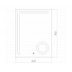 სარკე Silver Mirror Almina 600х800 მმ, სენსორული