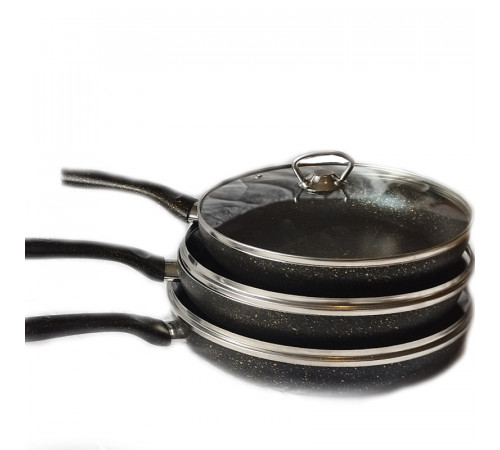 ტაფების ნაკრები EVIDENT BIO 3 PCS ტაფების ნაკრები EVIDENT BIO 3 PCS