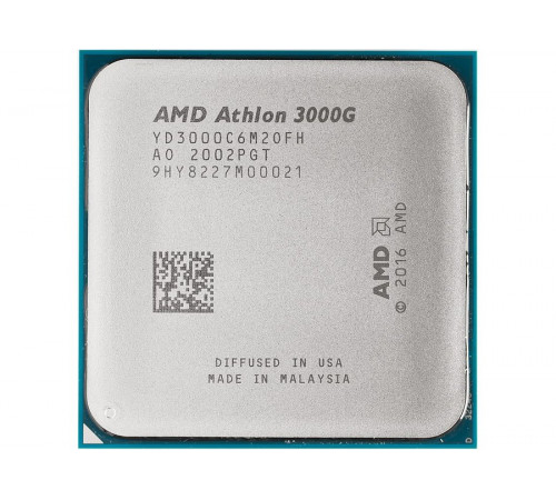 პროცესორი AMD Athlon 3000G (4MB Cache, 3.5GHz) - Box პროცესორი AMD Athlon 3000G (4MB Cache, 3.5GHz) - Box