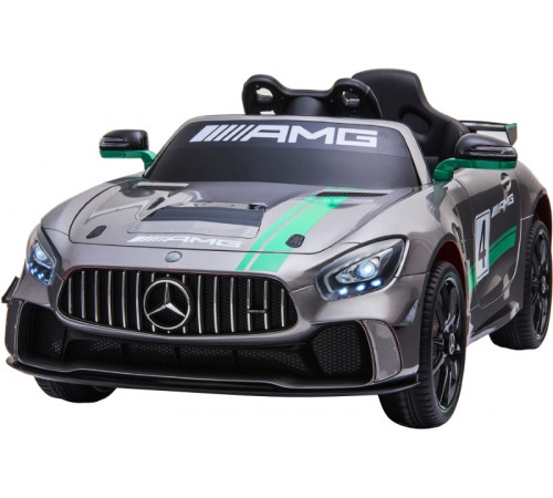 საბავშვო ელექტრო მანქანა MERCEDESS AMG GT4 SILVER საბავშვო ელექტრო მანქანა MERCEDESS AMG GT4 SILVER