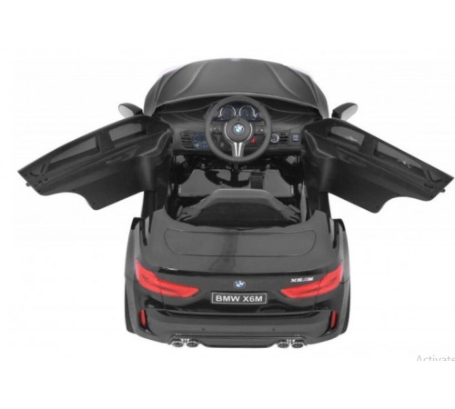 საბავშვო ელექტრო მანქანა BMW X6M JJ2199 BLACK საბავშვო ელექტრო მანქანა BMW X6M JJ2199 BLACK