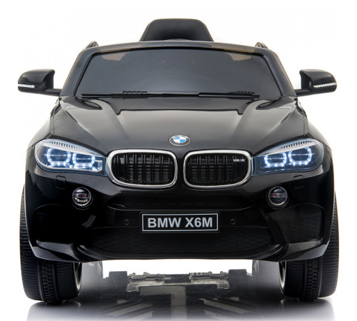საბავშვო ელექტრო მანქანა BMW X6M JJ2199 BLACK საბავშვო ელექტრო მანქანა BMW X6M JJ2199 BLACK