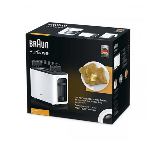 ტოსტერი BRAUN PurEase HT3010WH ტოსტერი BRAUN PurEase HT3010WH