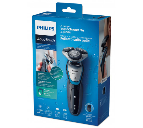 წვერსაპარსი PHILIPS S5400/06 AquaTouch წვერსაპარსი PHILIPS S5400/06 AquaTouch