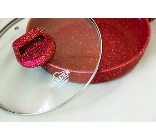 გრანიტის ქვაბები UAKEEN RED 5 PCS გრანიტის ქვაბები UAKEEN RED 5 PCS