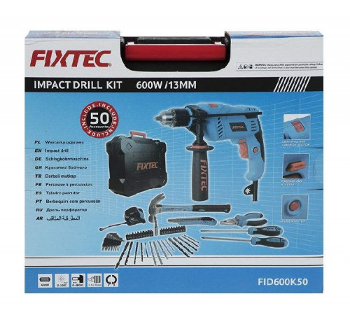 ხელსაწყოების ნაკრები FIXTEC FID600K50 ხელსაწყოების ნაკრები FIXTEC FID600K50