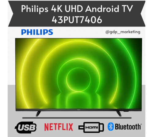 ტელევიზორი PHILIPS 55PUT7906/56 ტელევიზორი PHILIPS 55PUT7906/56
