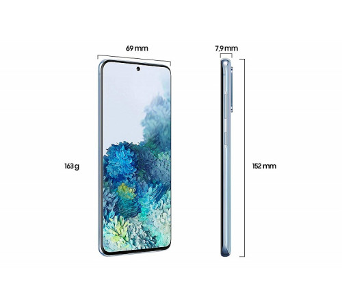 მობილური ტელეფონი SAMSUNG Galaxy S20 8GB/128GB LTE Duos Light Blue G980F მობილური ტელეფონი SAMSUNG Galaxy S20 8GB/128GB LTE Duos Light Blue G980F