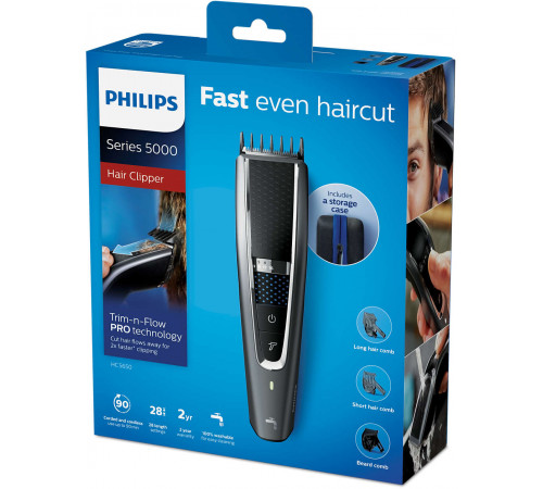 თმის საკრეჭი მანქანა PHILIPS HC5650/15 თმის საკრეჭი მანქანა PHILIPS HC5650/15