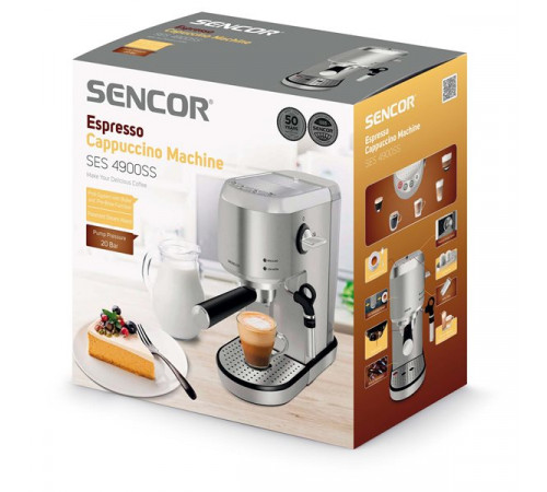 ყავის აპარატი SENCOR SES 4900SS ყავის აპარატი SENCOR SES 4900SS