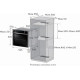 ჩასაშენებელი ღუმელი SAMSUNG NV68R2340RS/WT