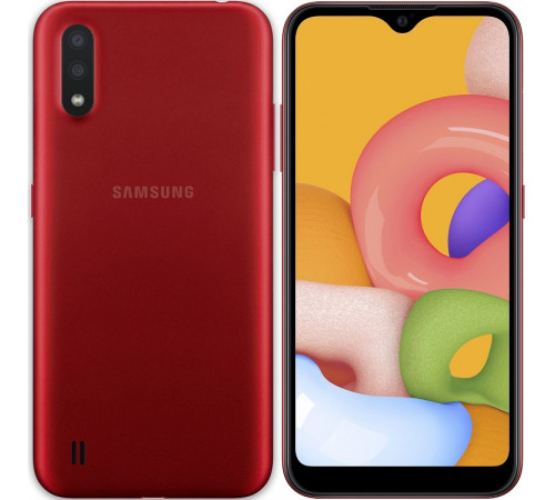 მობილური ტელეფონი SAMSUNG A015F Galaxy A01 2GB/16GB LTE Duos Red მობილური ტელეფონი SAMSUNG A015F Galaxy A01 2GB/16GB LTE Duos Red