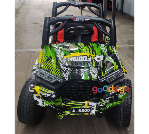 საბავშვო ელექტრო მანქანა BUGGY A6800 GREEN საბავშვო ელექტრო მანქანა BUGGY A6800 GREEN