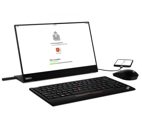 მონიტორი Lenovo 14'' ThinkVision M14t (62A3UAT1WL) - Black მონიტორი Lenovo 14'' ThinkVision M14t (62A3UAT1WL) - Black