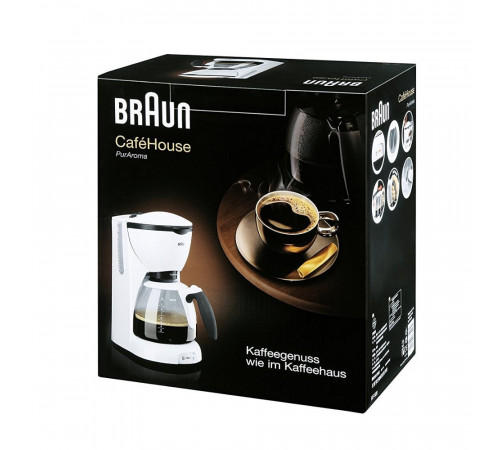 ყავის მადუღარა BRAUN CafeHouse PurAroma KF520/1 ყავის მადუღარა BRAUN CafeHouse PurAroma KF520/1