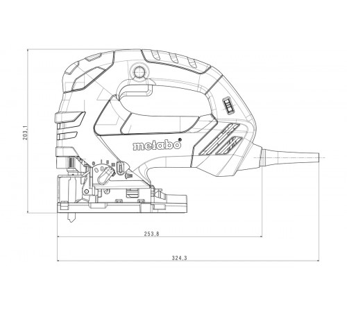 ბეწვა ხერხი METABO STEB 140 750W (601402000) ბეწვა ხერხი METABO STEB 140 750W (601402000)