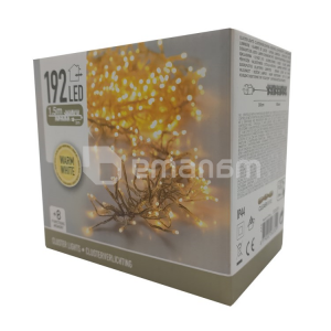 გირლანდა საახალწლო CLUSTERLIGHTS AX8502600 192 თეთრი led ნათურა