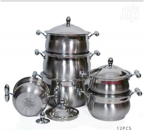 ქვაბების ნაკრები PRANDELLI 6 PCS 18/10 cr ქვაბების ნაკრები PRANDELLI 6 PCS 18/10 cr