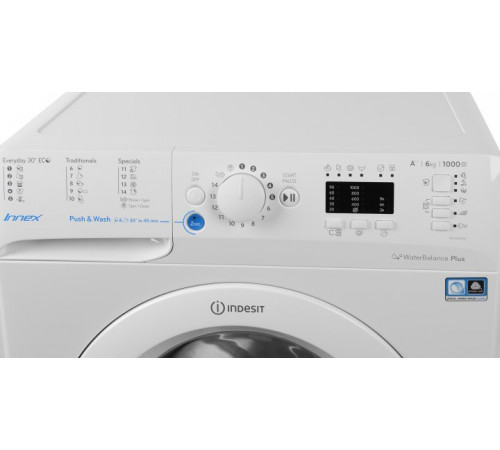 სარეცხი მანქანა INDESIT BWSA 61052 W სარეცხი მანქანა INDESIT BWSA 61052 W