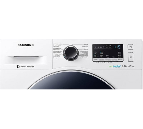 სარეცხი მანქანა SAMSUNG WD80M4A43JW სარეცხი მანქანა SAMSUNG WD80M4A43JW