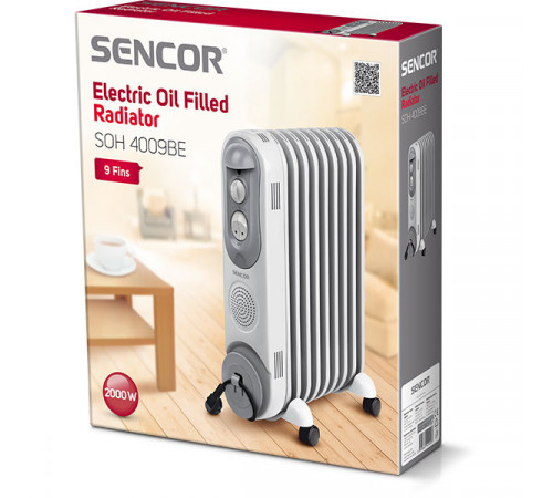 ზეთის რადიატორი SENCOR SOH 4009BE ზეთის რადიატორი SENCOR SOH 4009BE