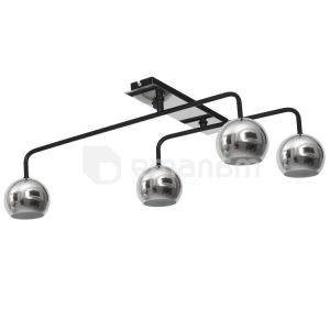 ჭაღი Luminex Amigo 7160 4x8W GU10 შავი/ქრომი