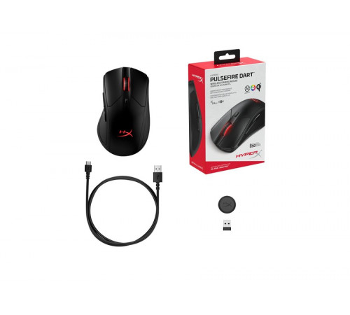 მაუსი HyperX Pulsefire Pulsefire DART (HX-MC006B) Black მაუსი HyperX Pulsefire Pulsefire DART (HX-MC006B) Black