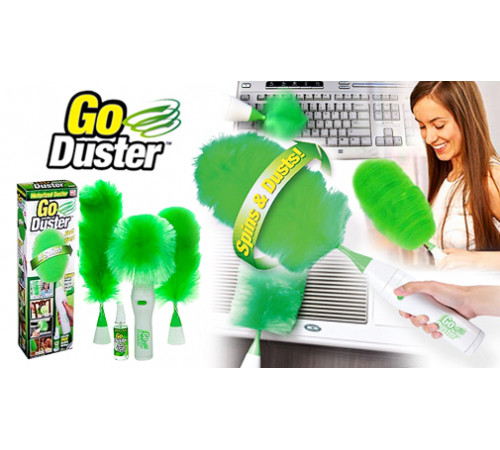 მტვრის საწმენდი ელექტრო ცოცხი GO DUSTER მტვრის საწმენდი ელექტრო ცოცხი GO DUSTER