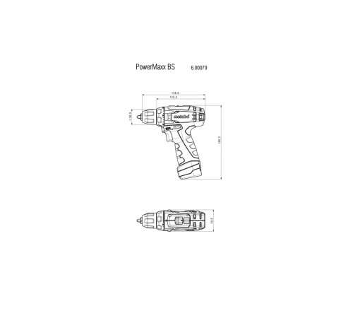 ბურღი სახრახნისი METABO POWERMAXX BS 10.8V (600079550) ბურღი სახრახნისი METABO POWERMAXX BS 10.8V (600079550)
