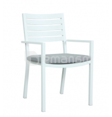 სკამი Mayfair Dining Chair With Cushion matte white