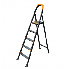 გასაშლელი კიბე LEO PLUS 4+1 METAL STEP LADDER