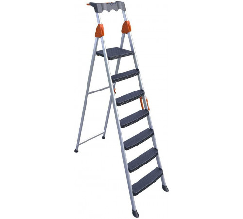 გასაშლელი კიბე MENSA PLUS 6+1 METAL STEP LADDER გასაშლელი კიბე MENSA PLUS 6+1 METAL STEP LADDER