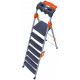 გასაშლელი კიბე MENSA PLUS 6+1 METAL STEP LADDER
