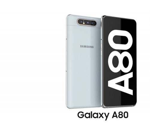 მობილური ტელეფონი SAMSUNG Galaxy A80 8GB/128GB LTE Silver A805F მობილური ტელეფონი SAMSUNG Galaxy A80 8GB/128GB LTE Silver A805F
