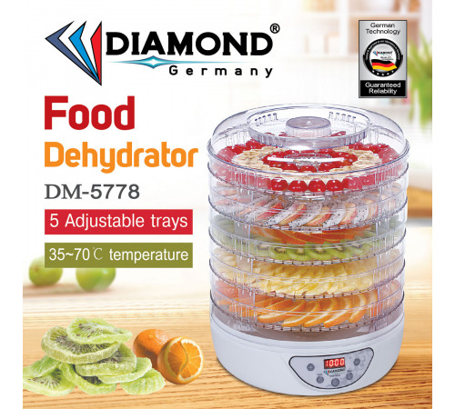 ხილის საშრობი DIAMOND DM-5778 ხილის საშრობი DIAMOND DM-5778