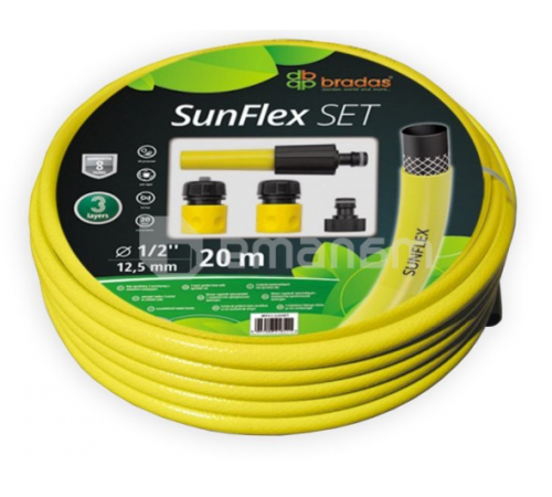 შლანგი Bradas WMS1/220SET 20M + აქსესუარები შლანგი Bradas WMS1/220SET 20M + აქსესუარები