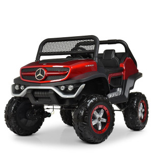 საბავშვო ელექტრო მანქანა MERCEDES UNIMOG MINI 2046 RED