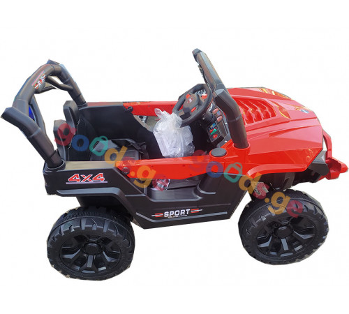 საბავშვო ელექტრო მანქანა BUGGY 6688 RED საბავშვო ელექტრო მანქანა BUGGY 6688 RED