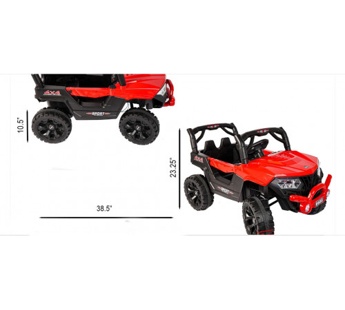 საბავშვო ელექტრო მანქანა BUGGY 6688 RED საბავშვო ელექტრო მანქანა BUGGY 6688 RED