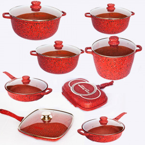 ქვაბების ნაკრები PRIMA GERMANY 8 PCS