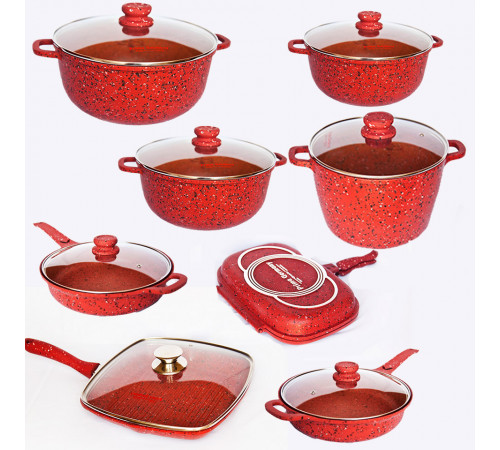 ქვაბების ნაკრები PRIMA GERMANY 8 PCS ქვაბების ნაკრები PRIMA GERMANY 8 PCS