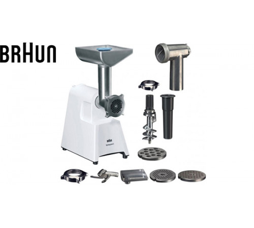 ხორცსაკეპი მანქანა BRAUN G1300 WH ხორცსაკეპი მანქანა BRAUN G1300 WH