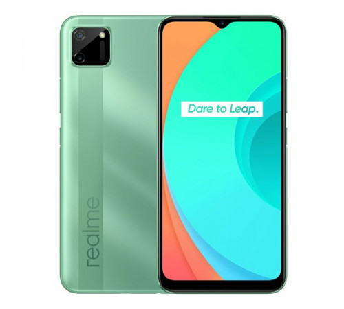 მობილური ტელეფონი REALME C11 (RMX2185) 2GB/32GB Dual sim LTE Green მობილური ტელეფონი REALME C11 (RMX2185) 2GB/32GB Dual sim LTE Green