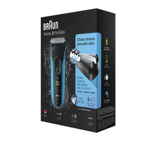 წვერსაპარსი BRAUN 3 3040 WD წვერსაპარსი BRAUN 3 3040 WD