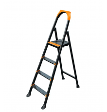 გასაშლელი კიბე LEO PLUS 3+1 METAL STEP LADDER