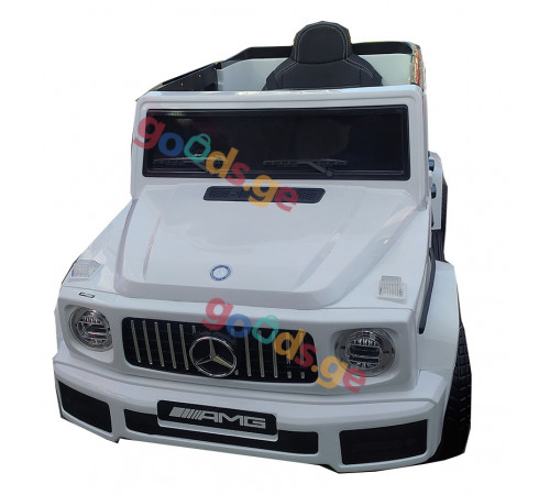 საბავშვო ელექტრო მანქანა MERCEDES BENZ D2001 WHITE საბავშვო ელექტრო მანქანა MERCEDES BENZ D2001 WHITE