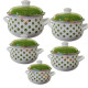 ქვაბების ნაკრები INFINITY GREEN 5 PCS