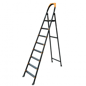 გასაშლელი კიბე LEO 7+1 METAL STEP LADDER